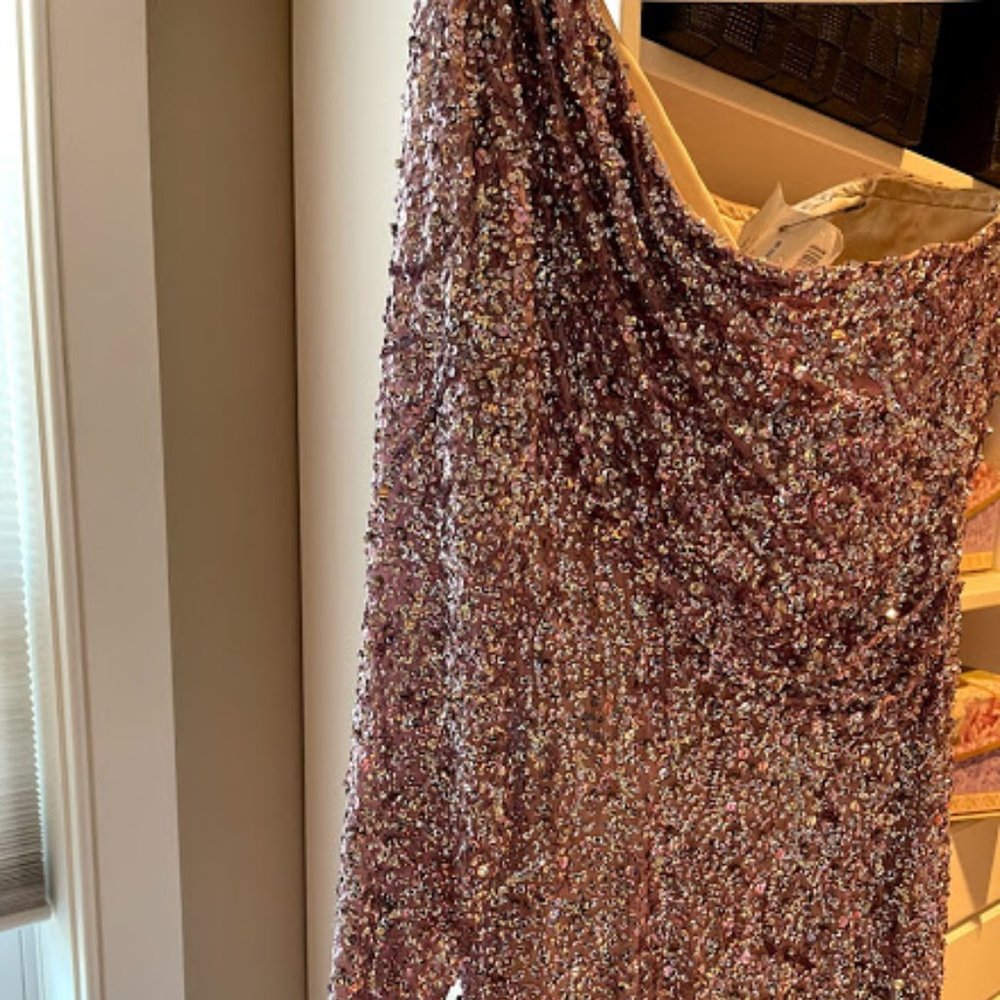 Sherri Hill Long lilac sequin gown